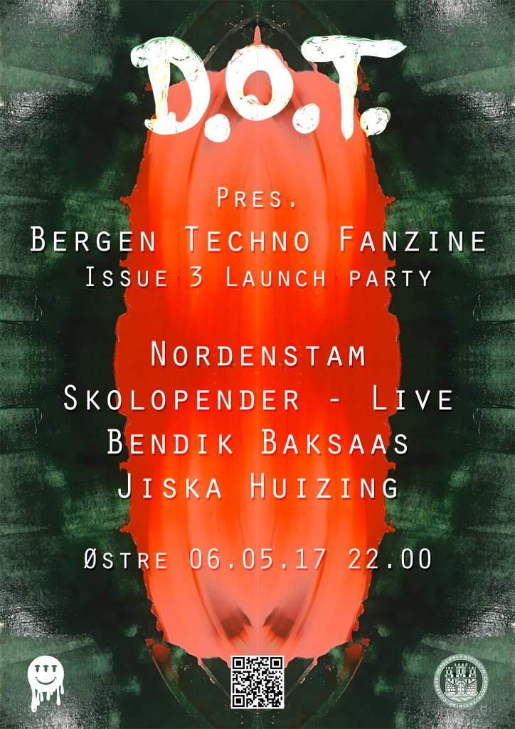 DOT Pres. Bergen Techno Fanzine Launch Party - Página frontal