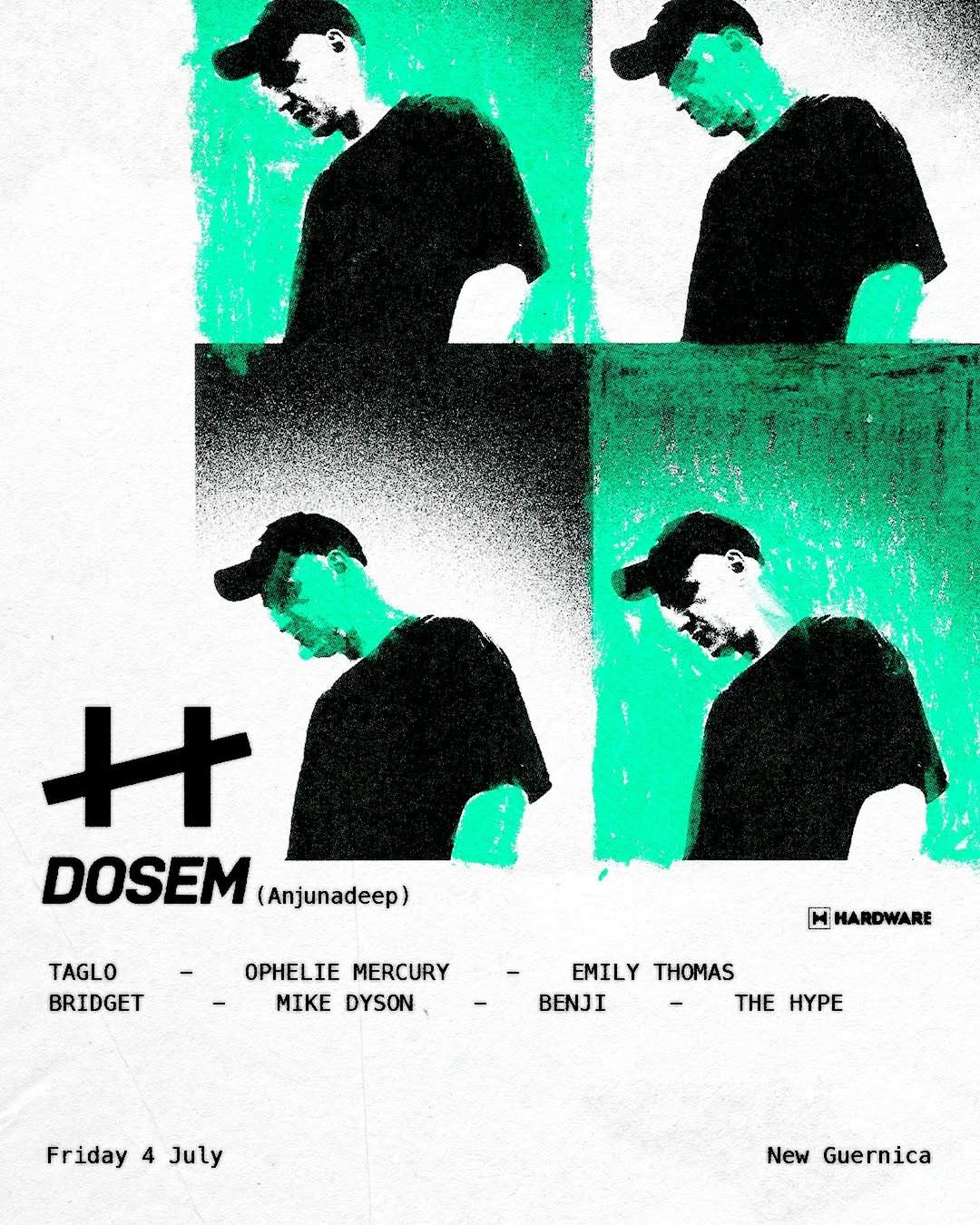 Hardware Presents Dosem [SP / Anjunadeep] at New Guernica, Melbourne