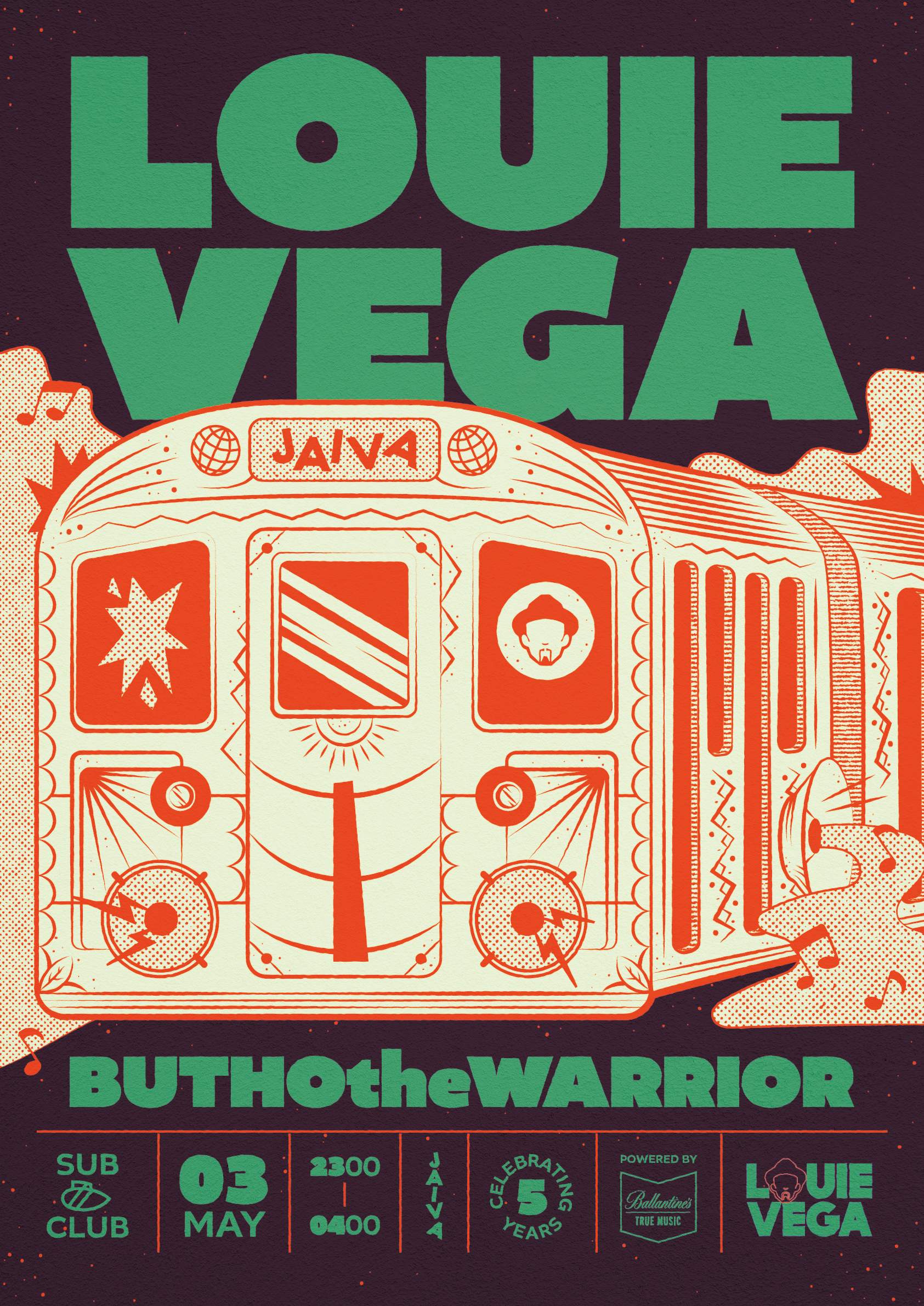 JAIVA • Louie Vega & ButhoTheWarrior • 03.05.24 • 11pm - 4am - Página frontal