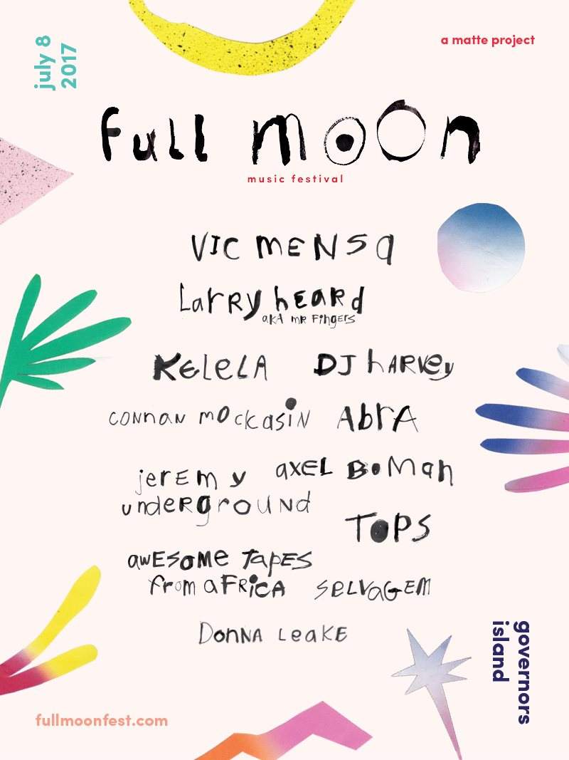 Full Moon Fest 2017 - フライヤー表