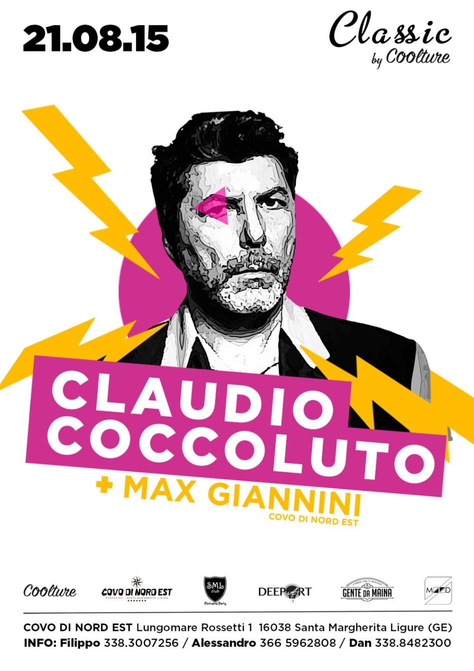 Classic by Coolture / Claudio Coccoluto MAX Giannini @Covo Di Nord-Est - Página frontal
