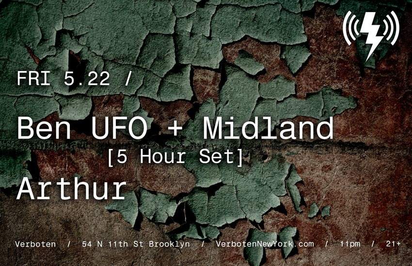 Ben UFO + Midland / Arthur - フライヤー表