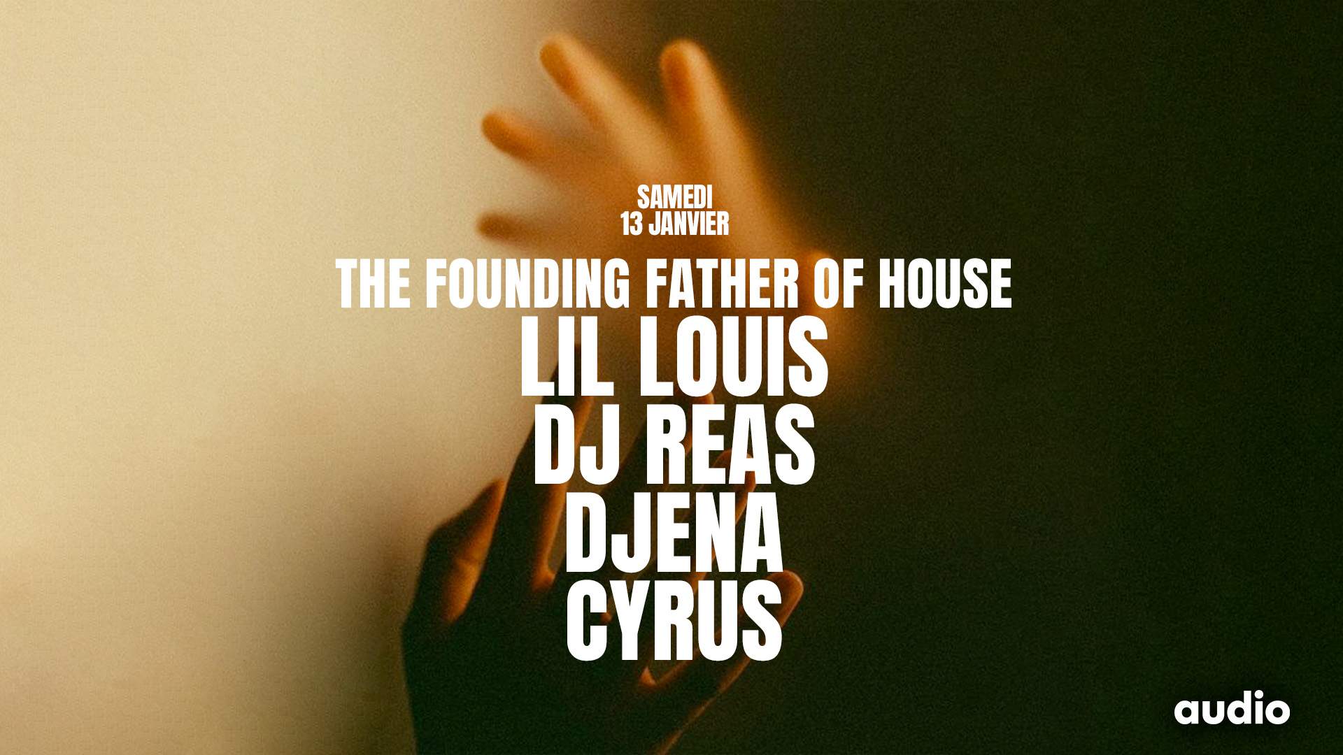 LIL LOUIS · DJ Reas · Djena · Cyrus - フライヤー表