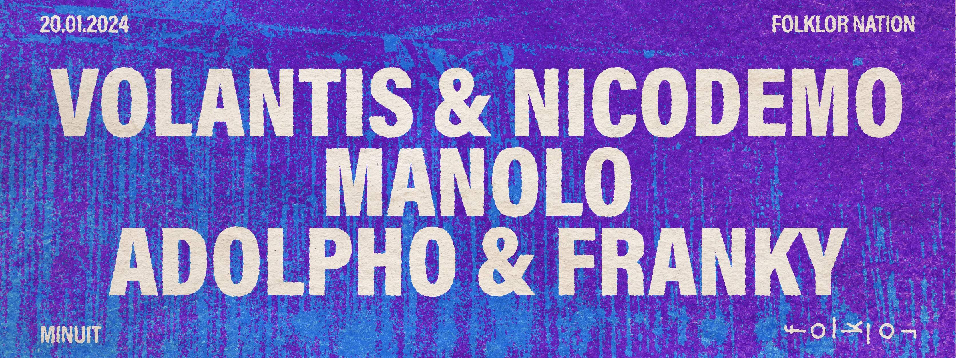 Folklor Nation /// Volantis & Nicodemo - Manolo - Adolpho & Franky - Página frontal