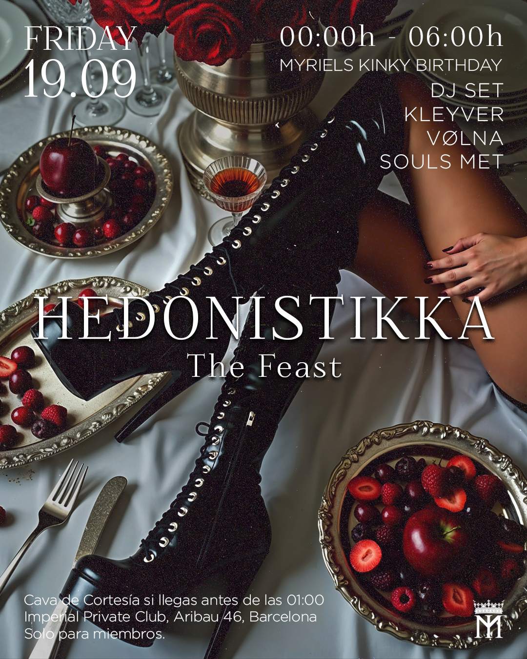 HEDONISTIKKA The Feast (Kinky Techno Party) at Imperial Private