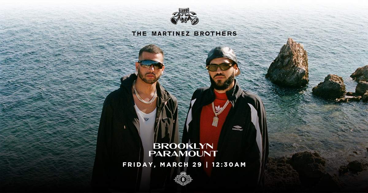 The Martinez Brothers - フライヤー表