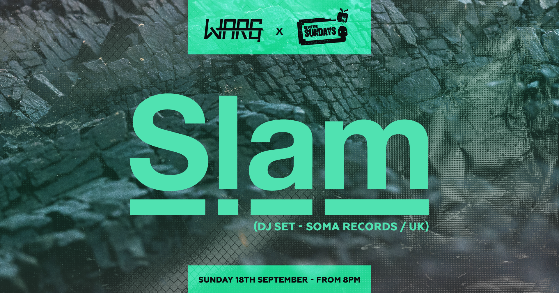 Warg & Revolver Sundays pres. Slam (UK) - Página frontal