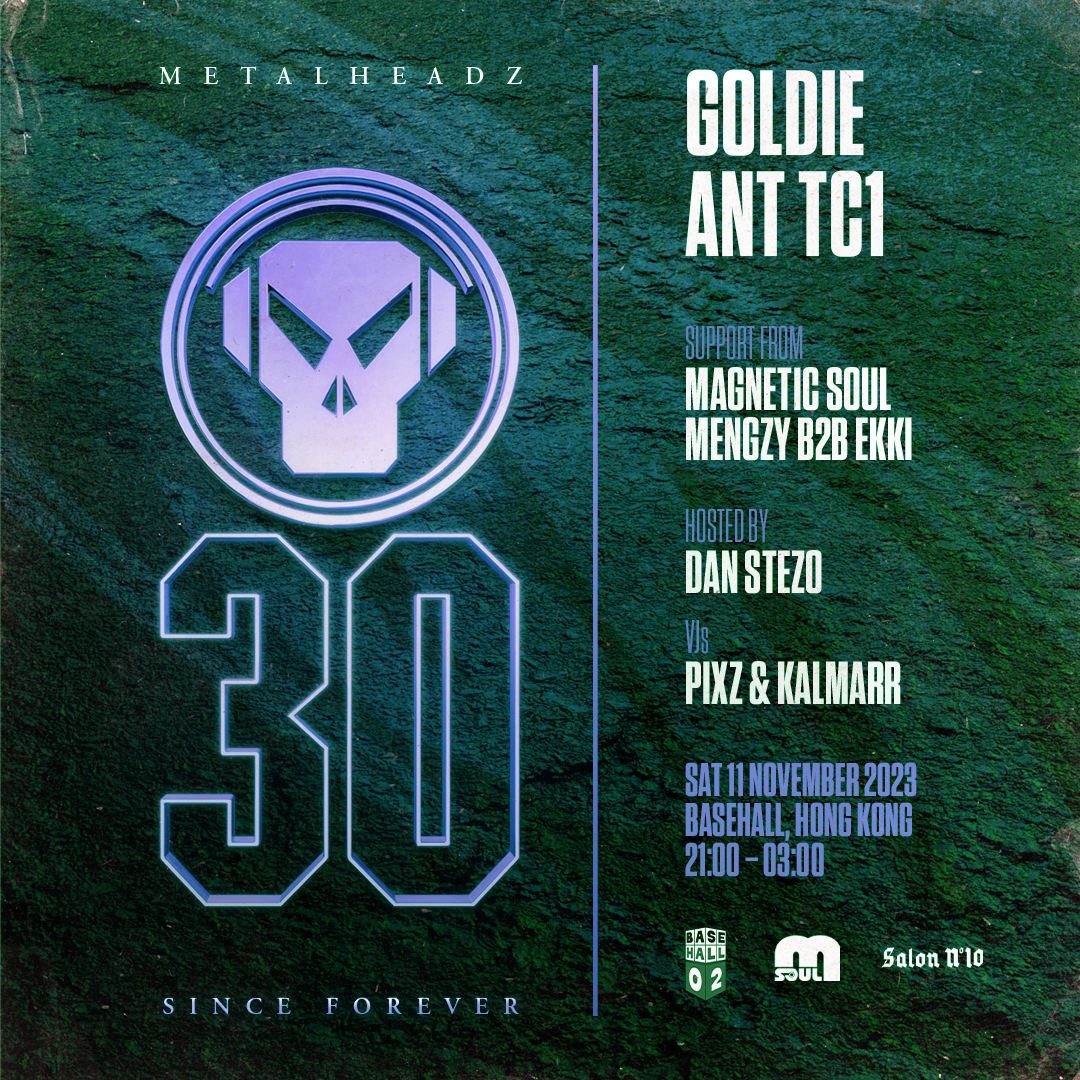 30 Years of Metalheadz with Golide and Ant TC1 - フライヤー裏