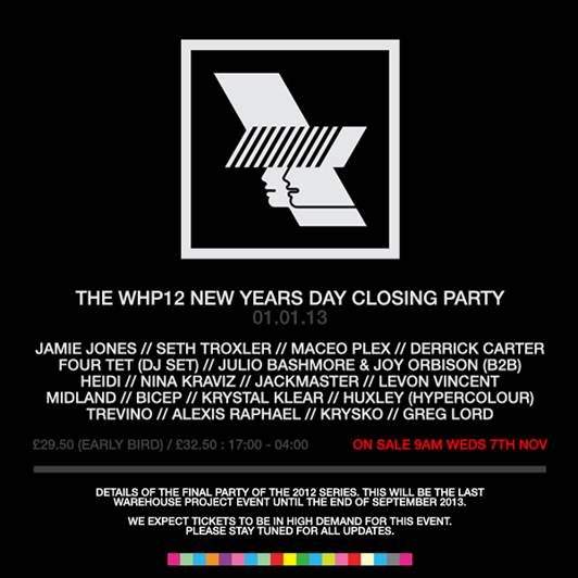 The WHP12 closing party - Página frontal