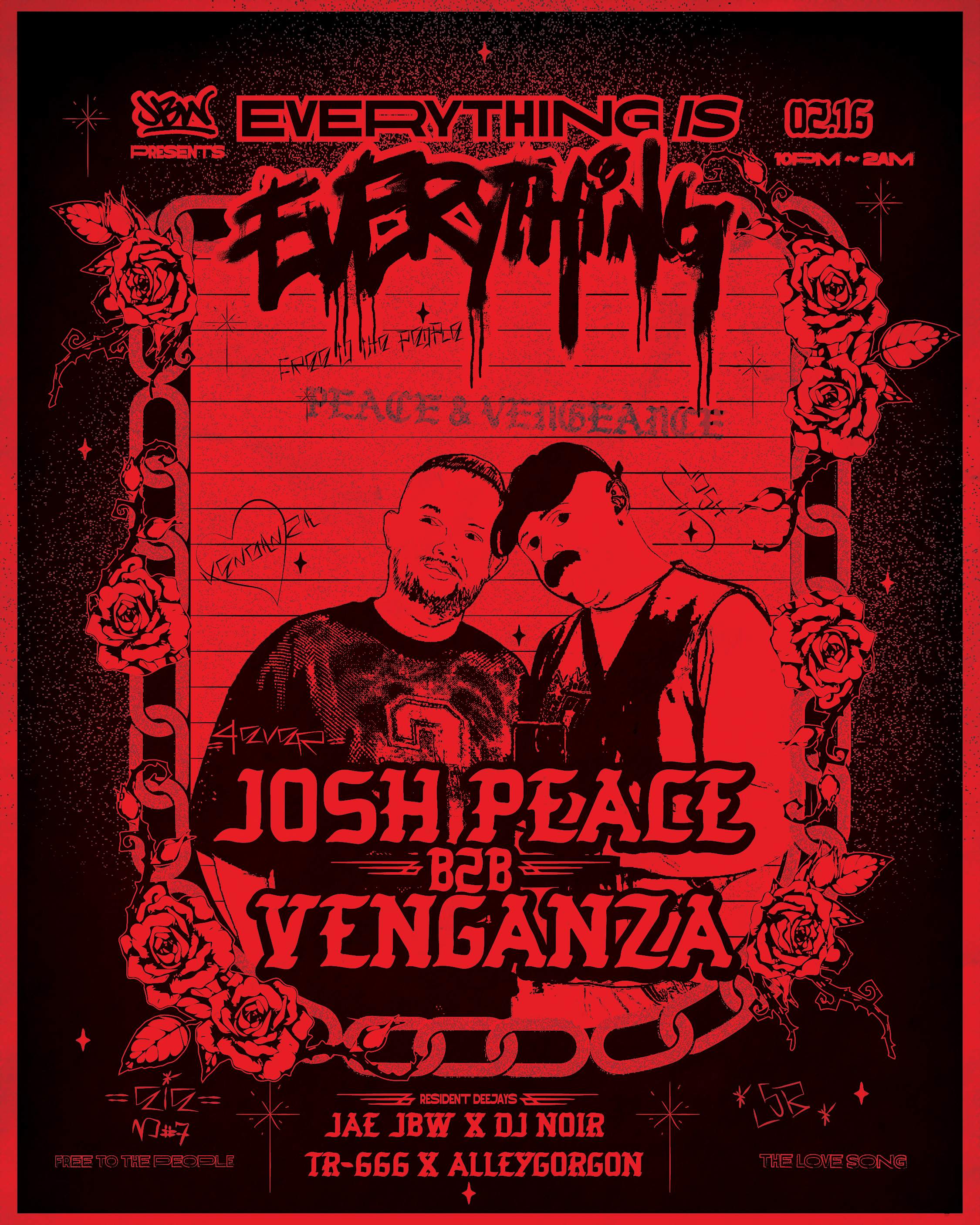 Everything Is Everything with Josh Peace & Venganza - Página frontal