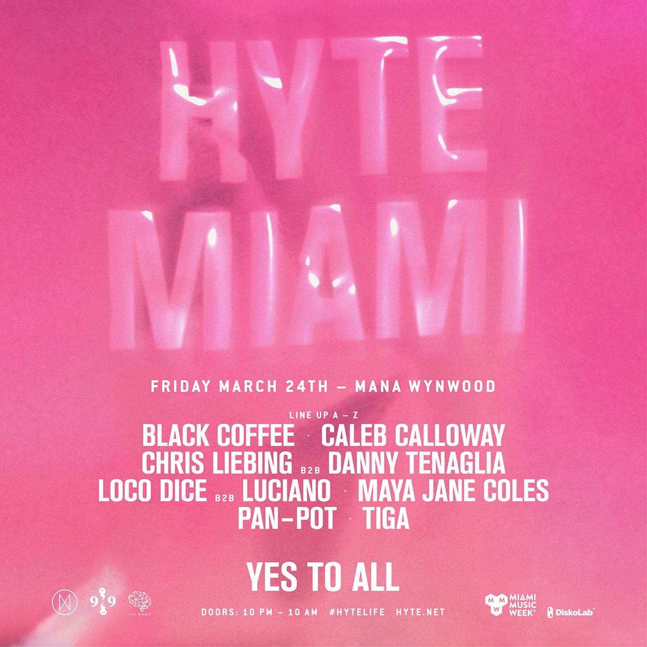 Hyte Miami - Página frontal