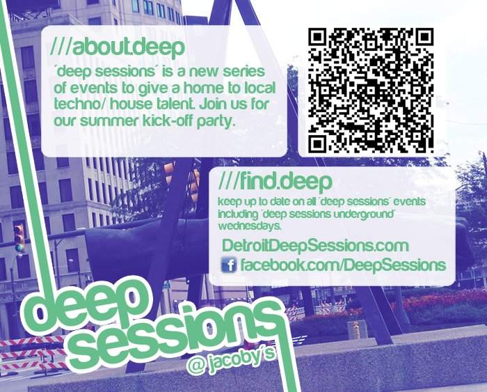 Deep Sessions Summer Kickoff Party - フライヤー裏