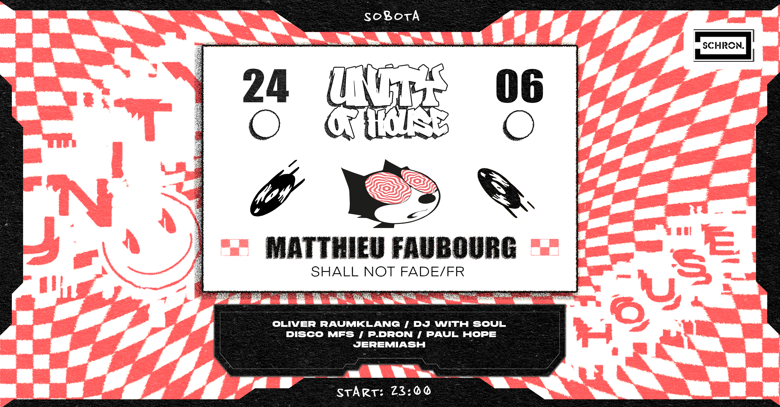 UNITY OF HOUSE with Matthieu Faubourg, Oliver Raumklang, DJ with Soul + more - フライヤー表