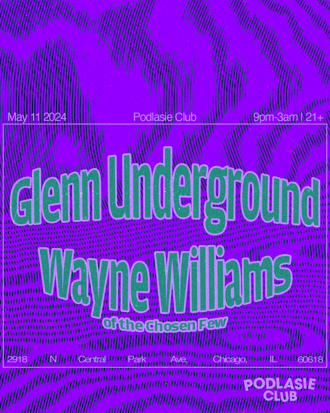 Glenn Underground, Wayne Williams - Página frontal