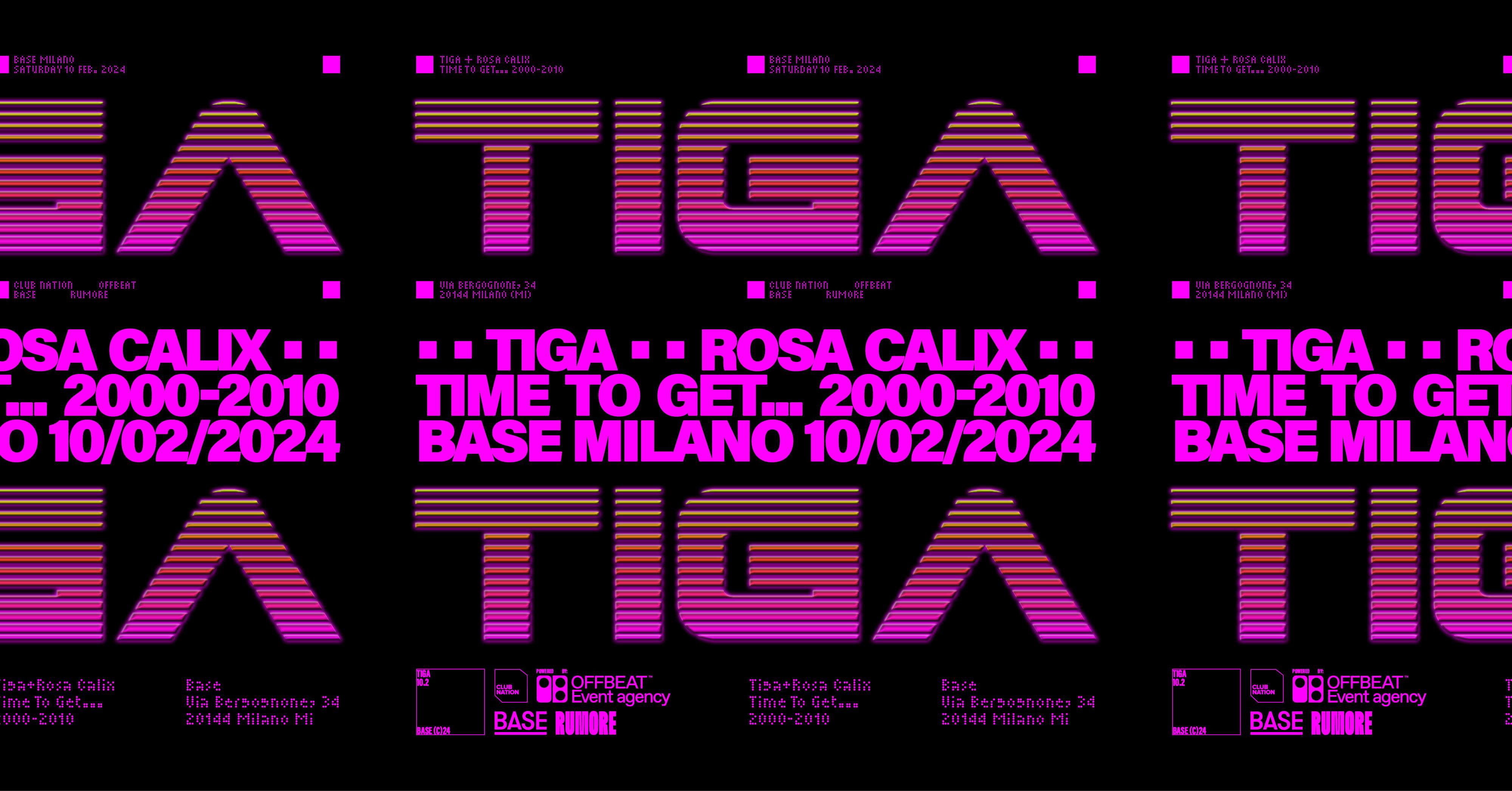 Tiga - Milano - Página frontal