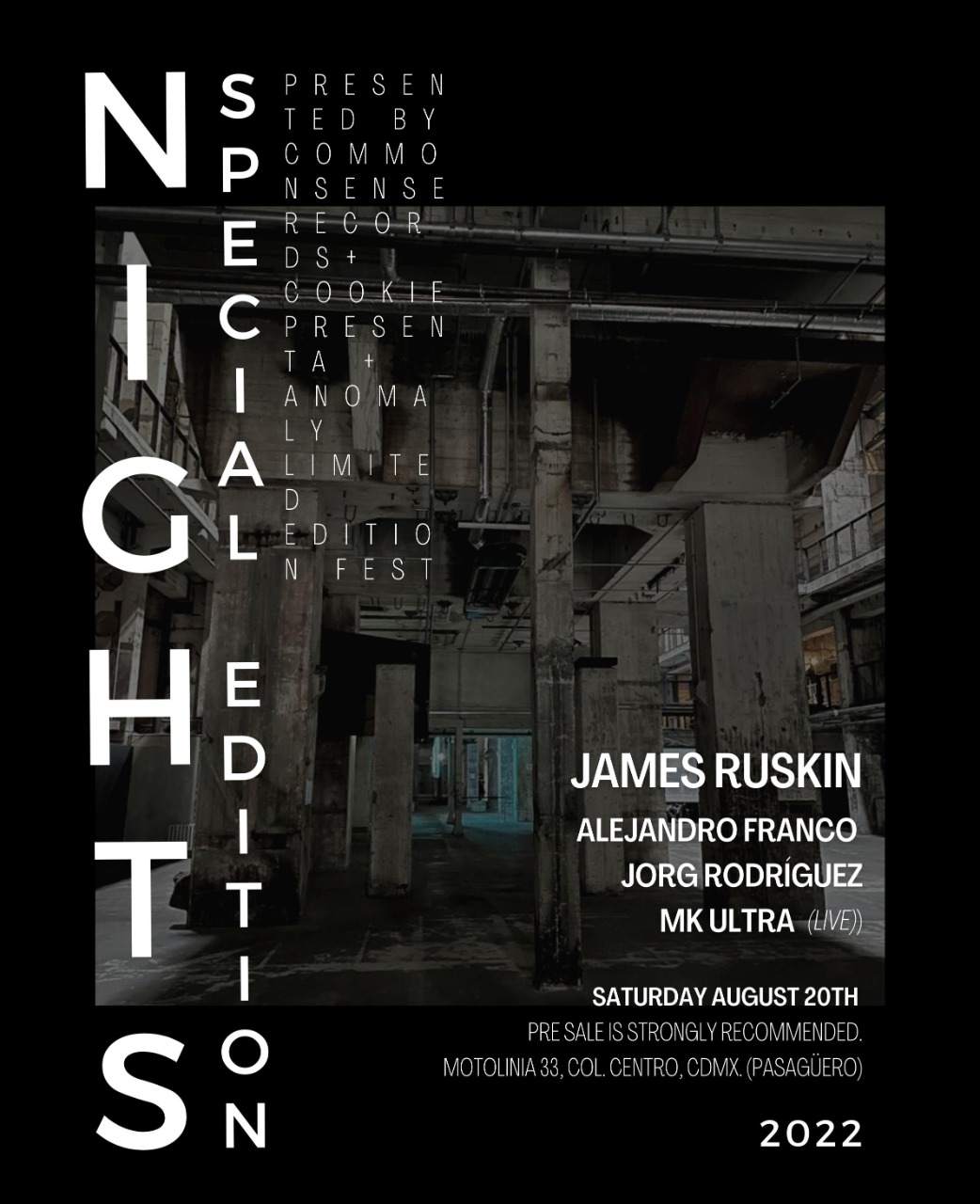 N I G H T S Special Edition presented by CommonSense Records - Página frontal