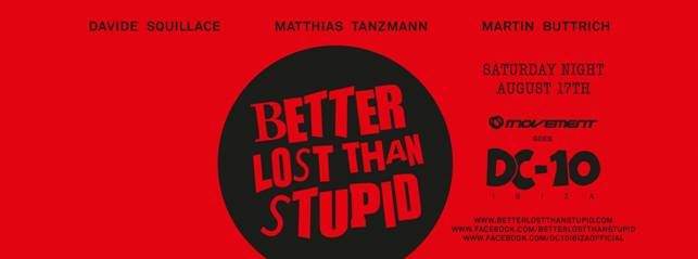 Better Lost Than Stupid - Página trasera
