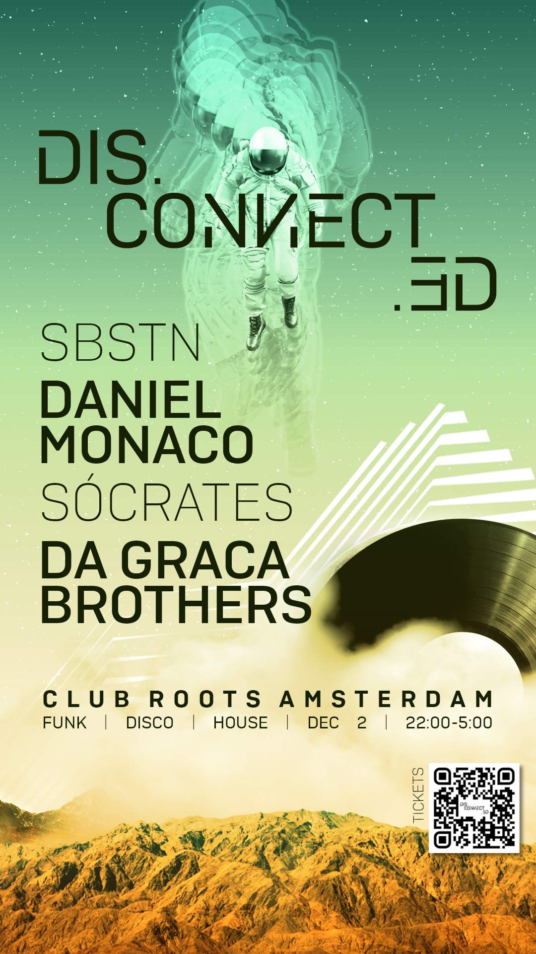 dis.connect.ed Funk Disco House at Club Roots Amsterdam, Amsterdam