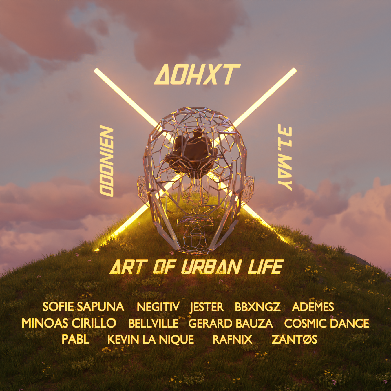 ART OF URBAN LIFE pres. AOHXT - フライヤー表