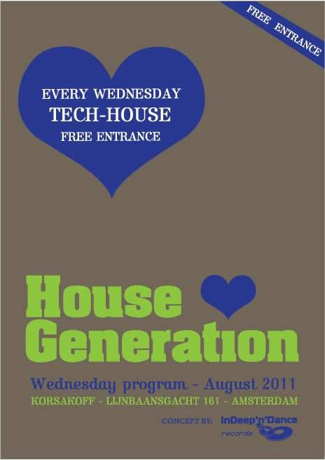 House Generation - フライヤー表