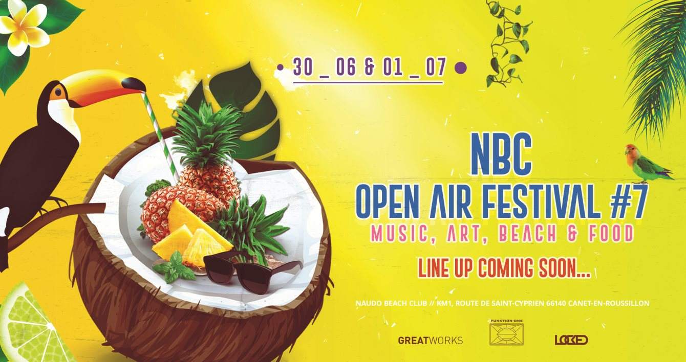 NBC Open Air Festival #7 Richy Ahmed, La Fleur, Popof  - Página frontal