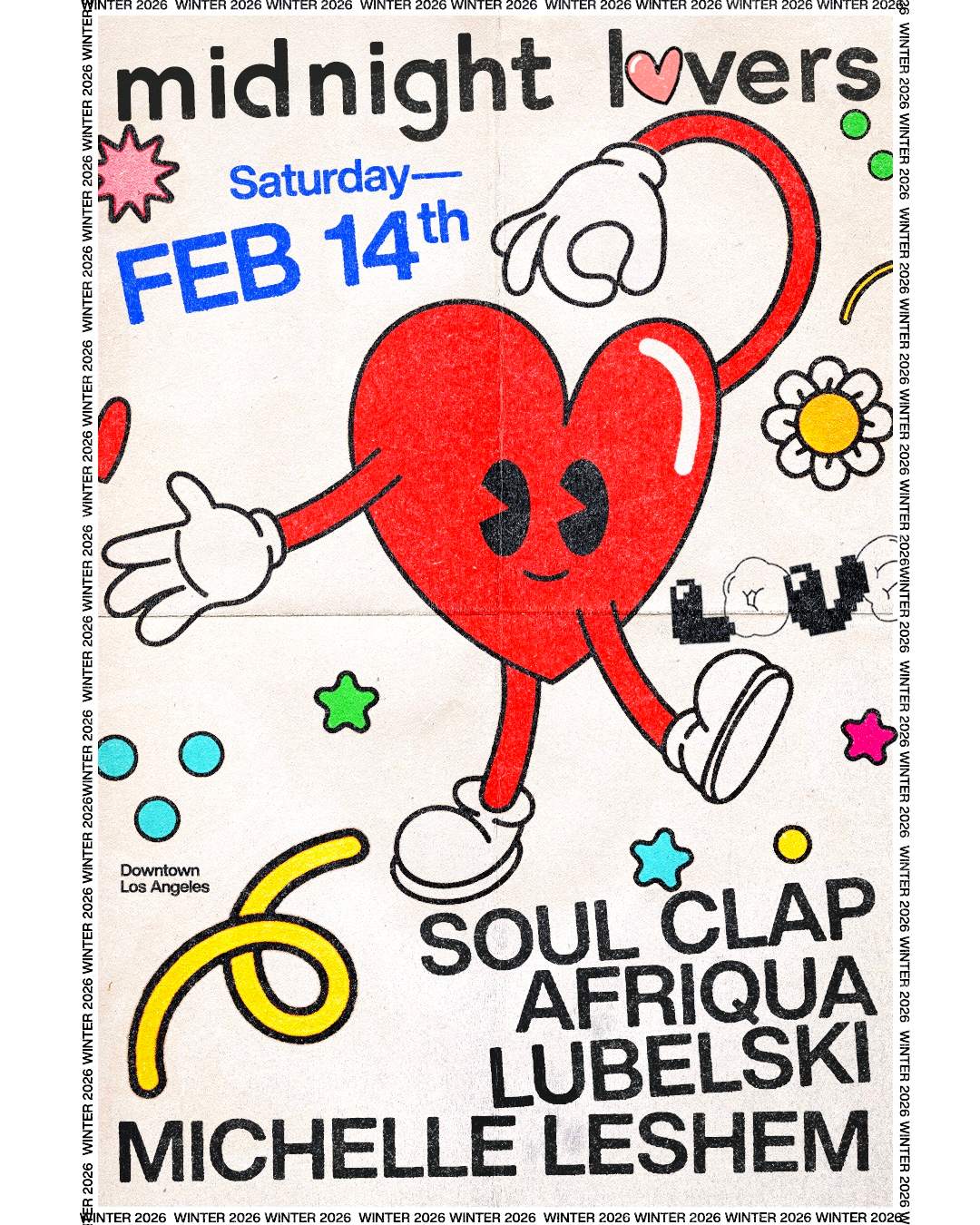 Midnight Lovers V-DAY with Soul Clap, Afriqua, Lubelski, Michelle