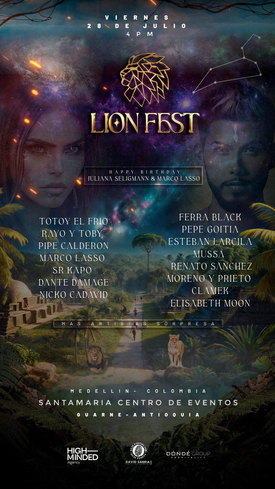 LION FEST 2023 at La Santamaria Centro de Eventos, Medellin