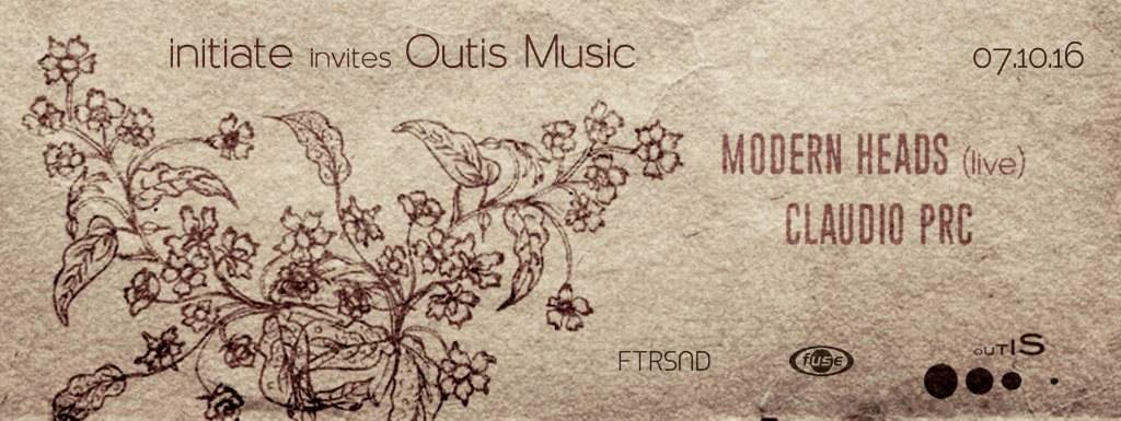 Initiate Invites Outis Music • with Modern Heads, Claudio PRC - Página frontal