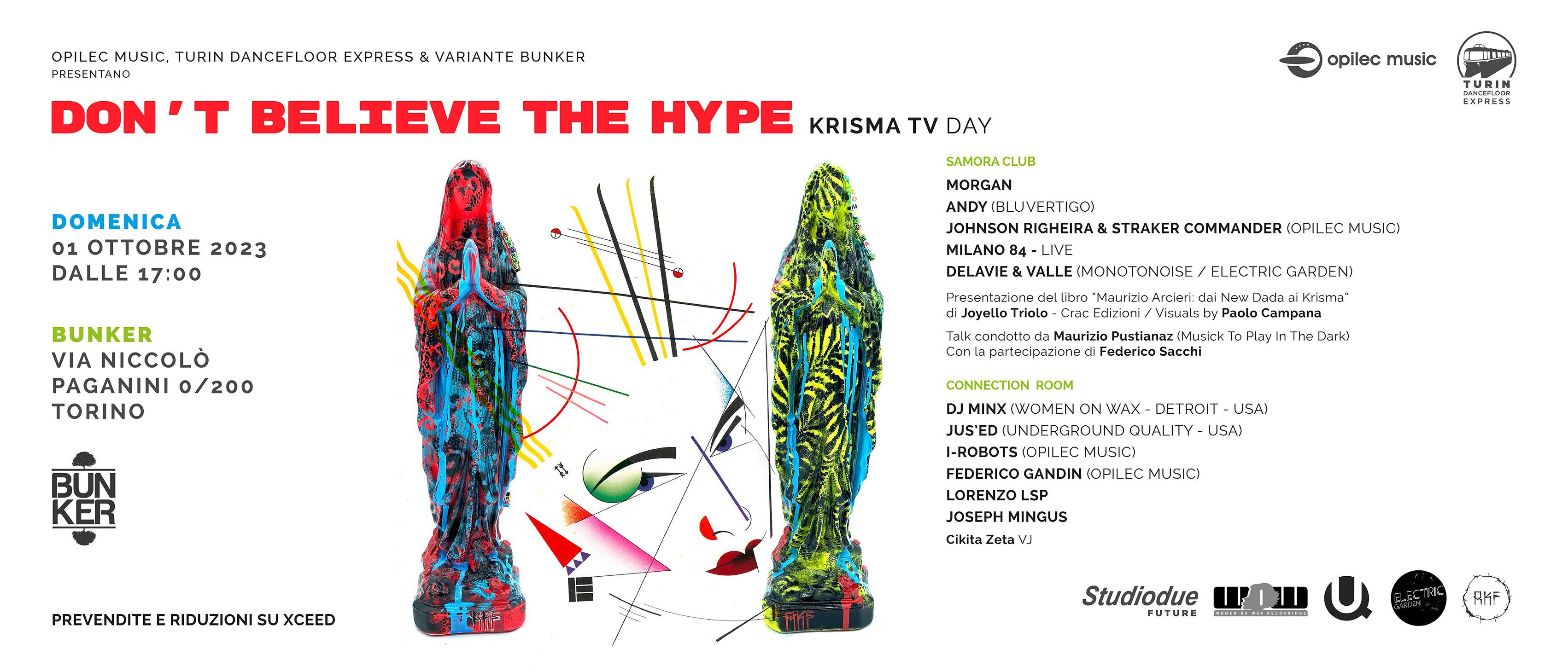 DON'T BELIEVE THE HYPE - KRISMA TV DAY - Página frontal