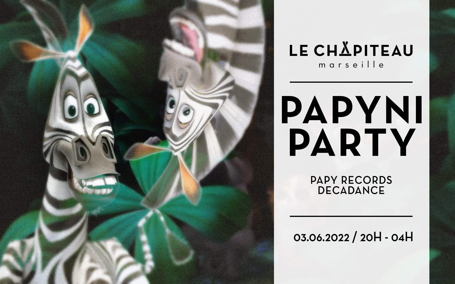 Papyni Party - with Papy Records x Decadance - フライヤー表