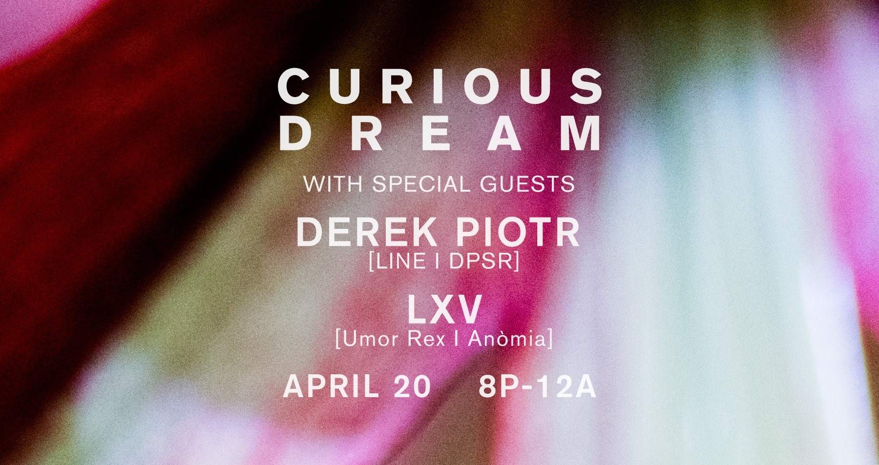 Curious Dream Feat. Derek Piotr + LXV - Página frontal