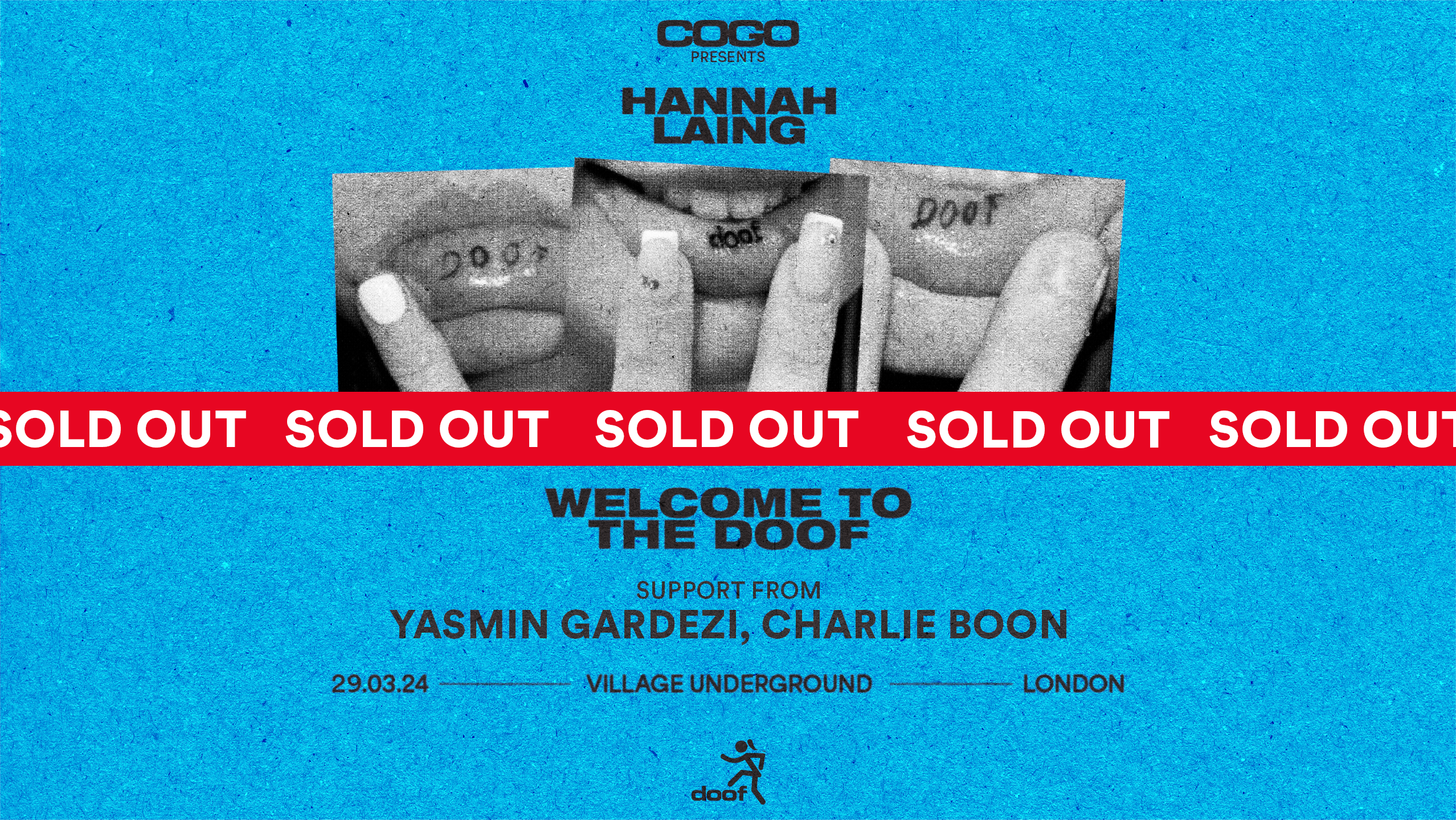 Hannah Laing presents Welcome to the Doof [SOLD OUT] - Página frontal