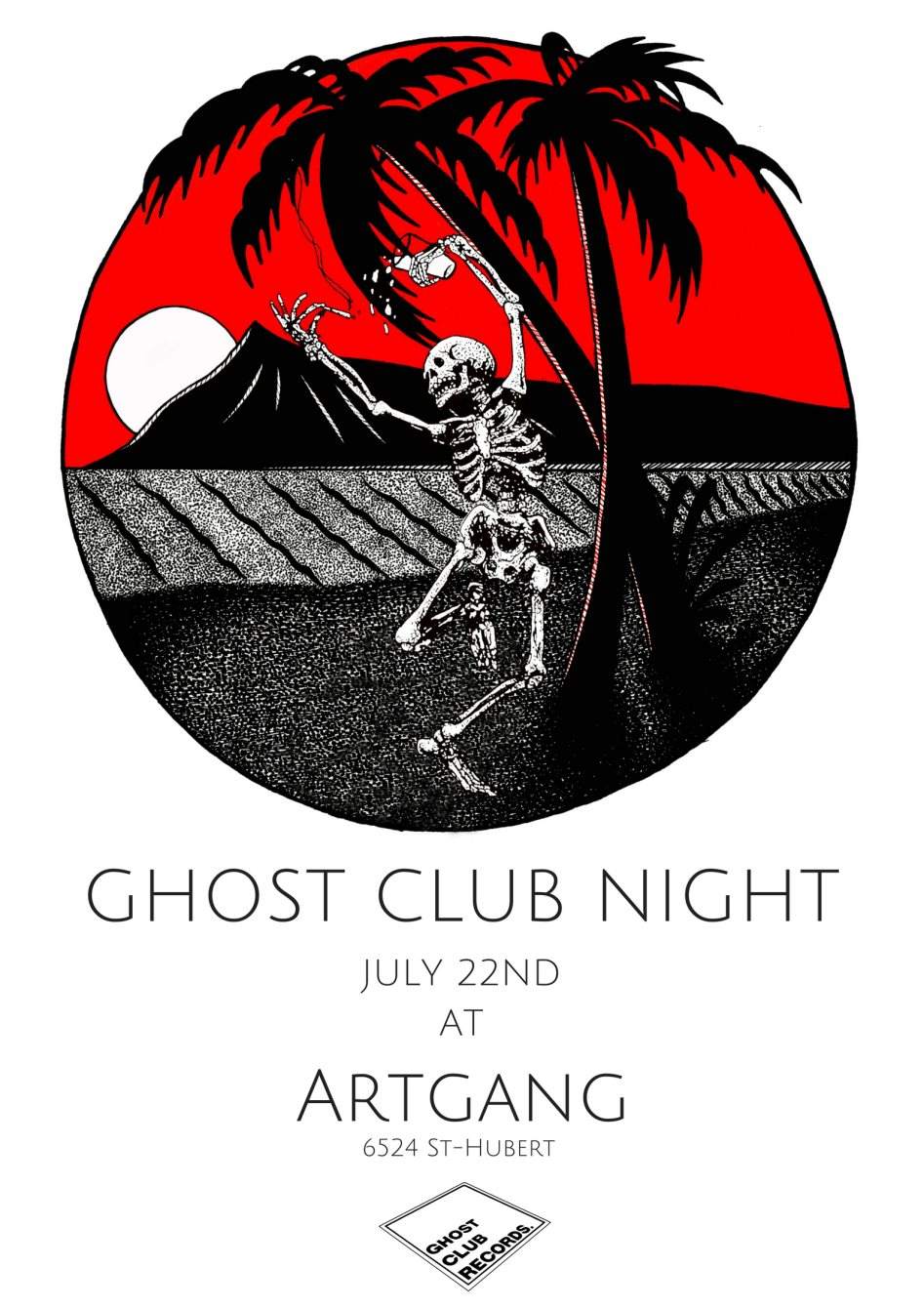 Ghost Club Night at Artgang - Página frontal