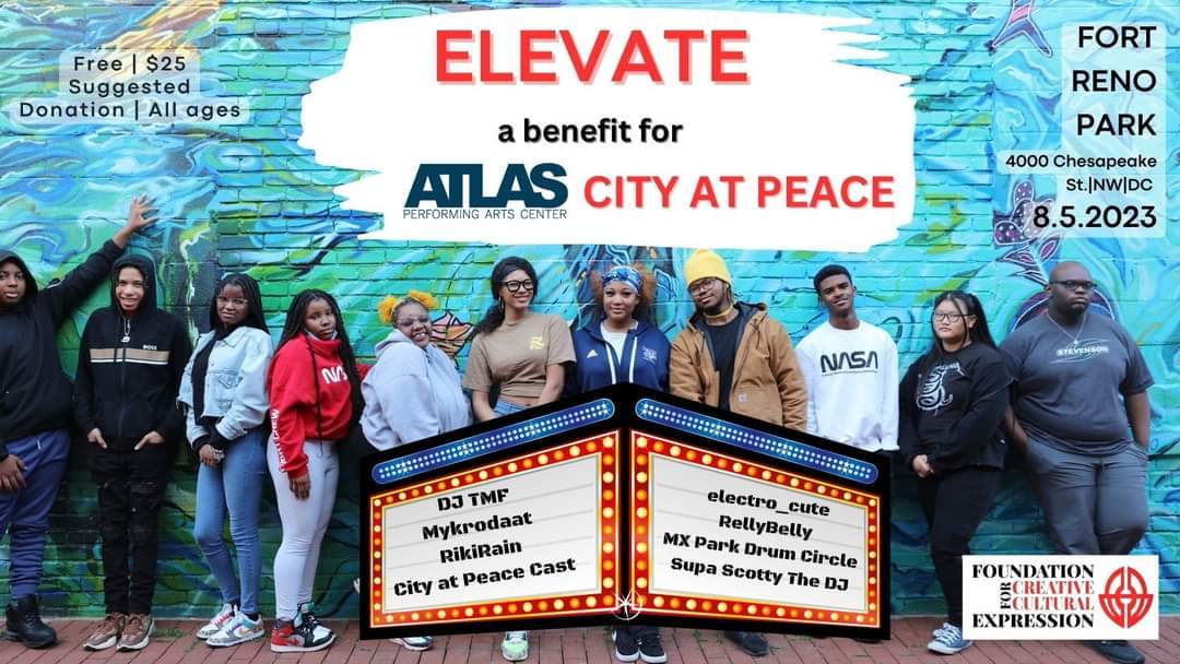 ELEVATE: A Benefit for ATLAS' City at Peace - Página frontal