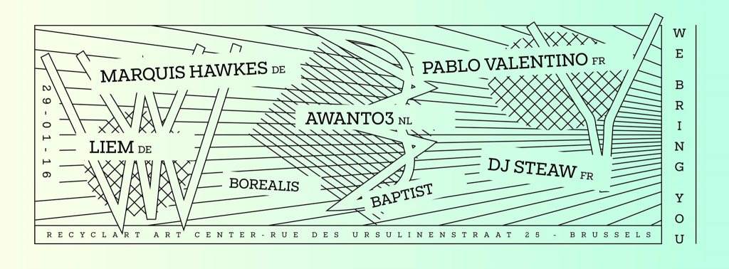 WE Bring You with Marquis Hawkes, Awanto3, DJ Steaw - Página frontal