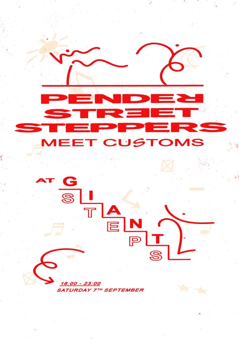 Pender Street Steppers Meet Customs - フライヤー表