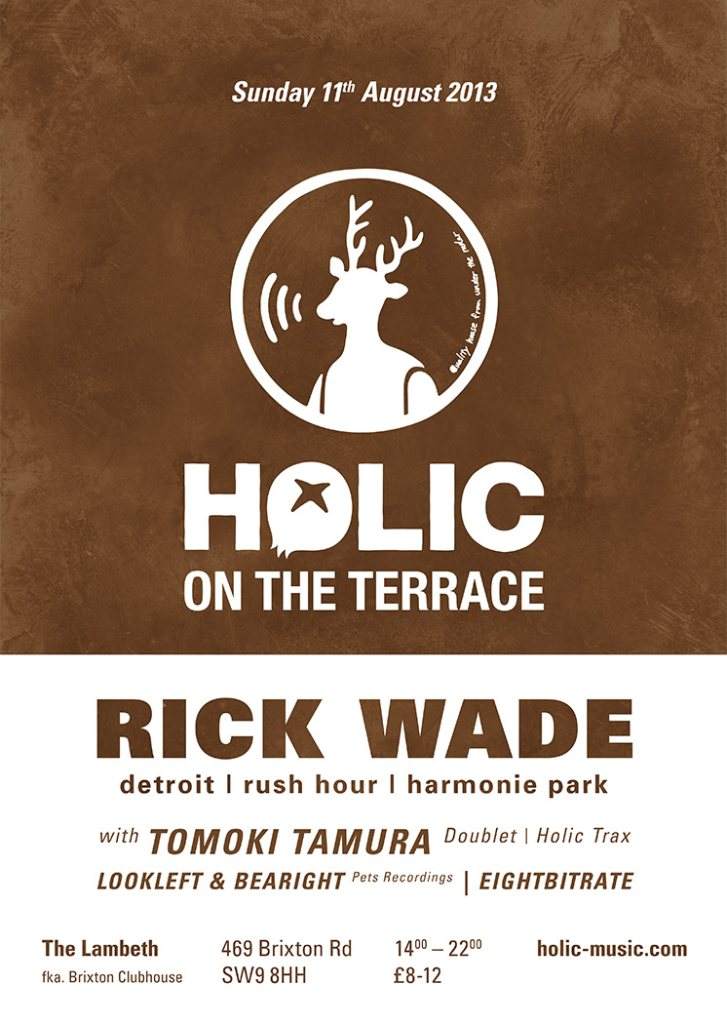 Holic On The Terrace with Rick Wade - フライヤー裏