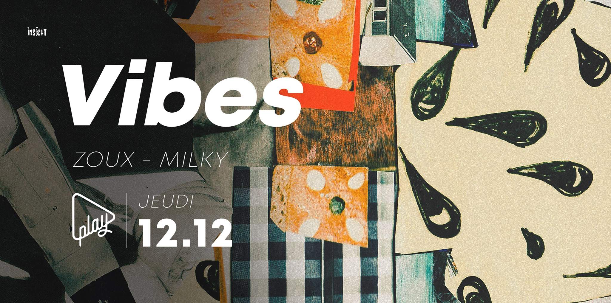 Vibes - Zoux & Milky - フライヤー表