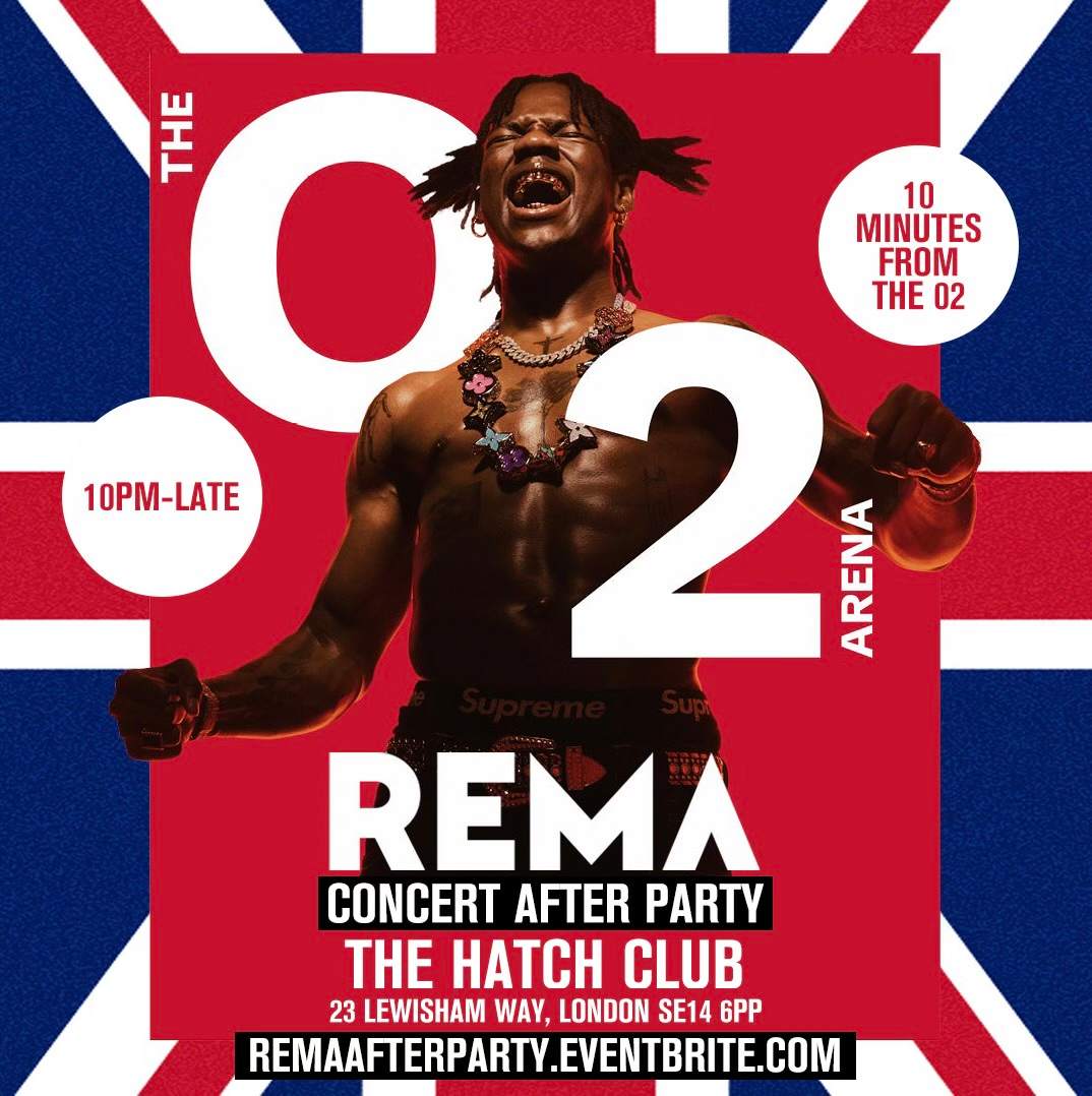 Rema Concert After Party - フライヤー表