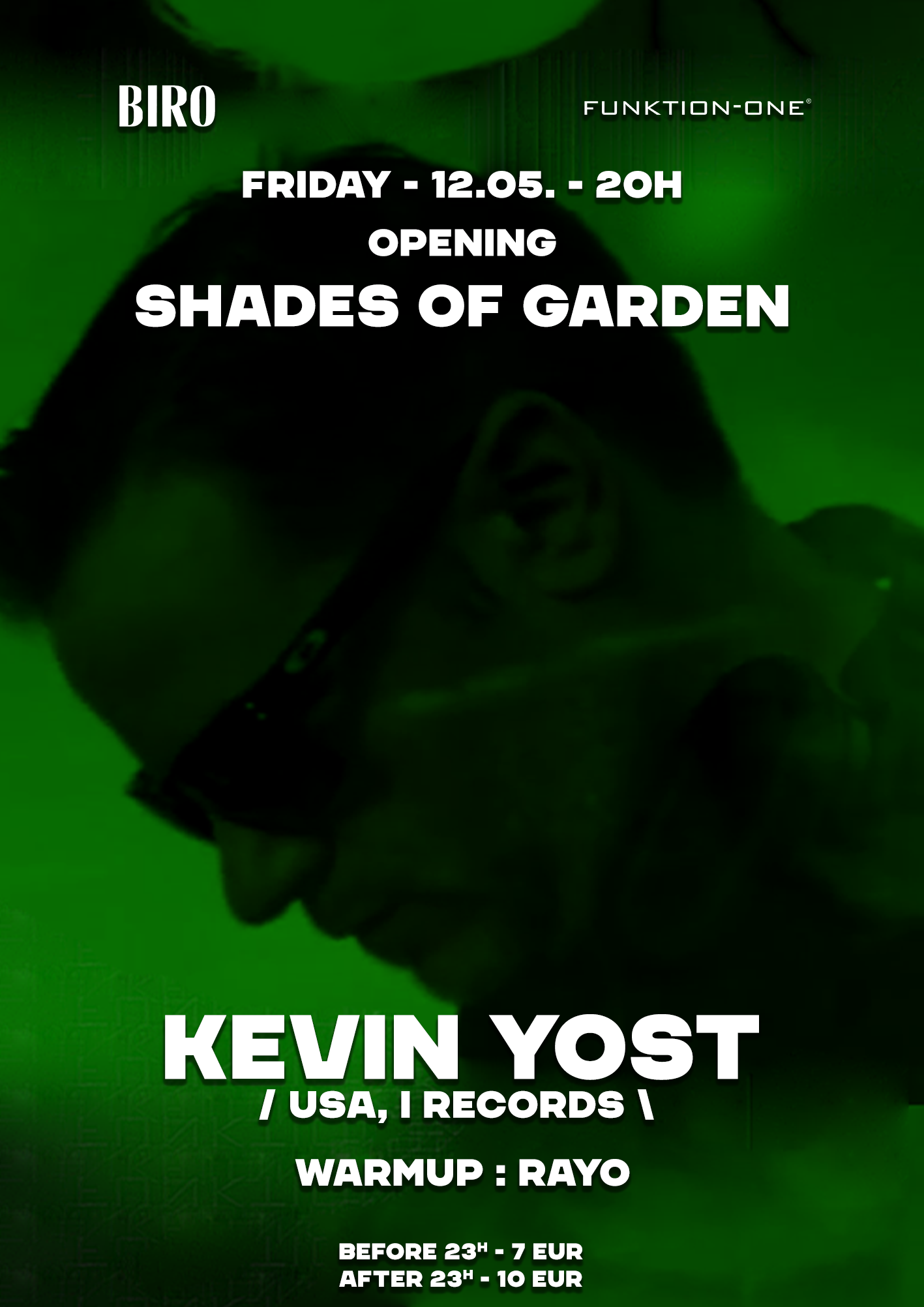 Opening Shades of Garden with Kevin Yost - フライヤー表
