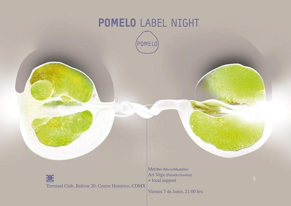 Pomelo Label Night - フライヤー表