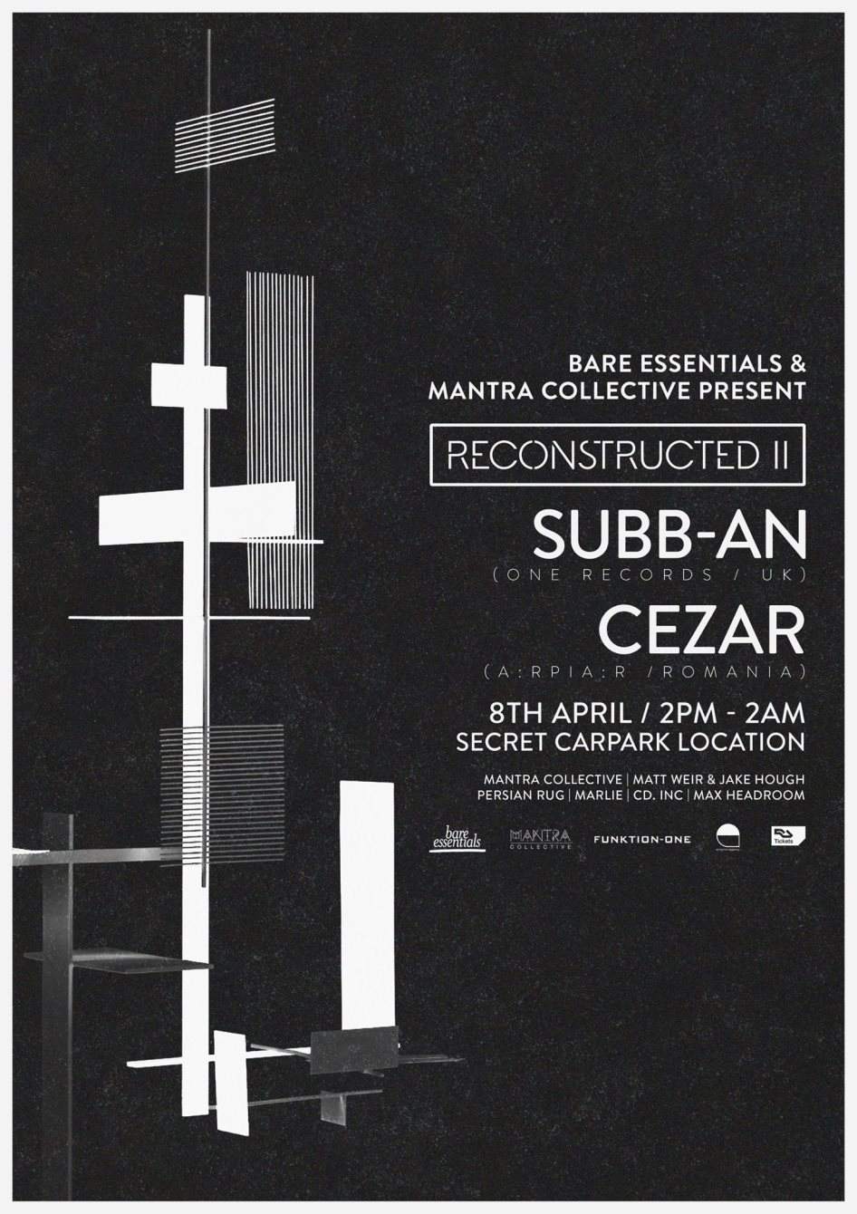 Reconstructed II with Subb-An & CEZAR [Secret Carpark Location] - Página frontal