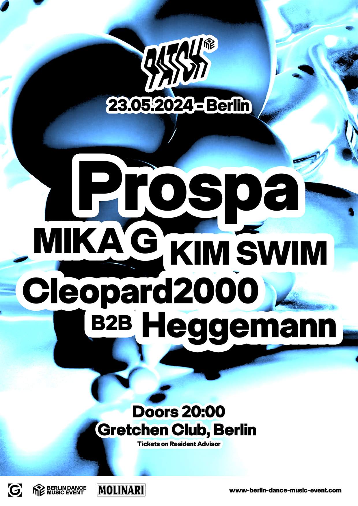 PATCH pres. Prospa (Berlin Dance Music Event) - Página frontal