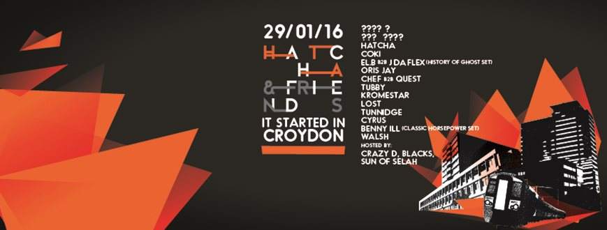 Hatcha & Friends - It Started In Croydon - Página frontal