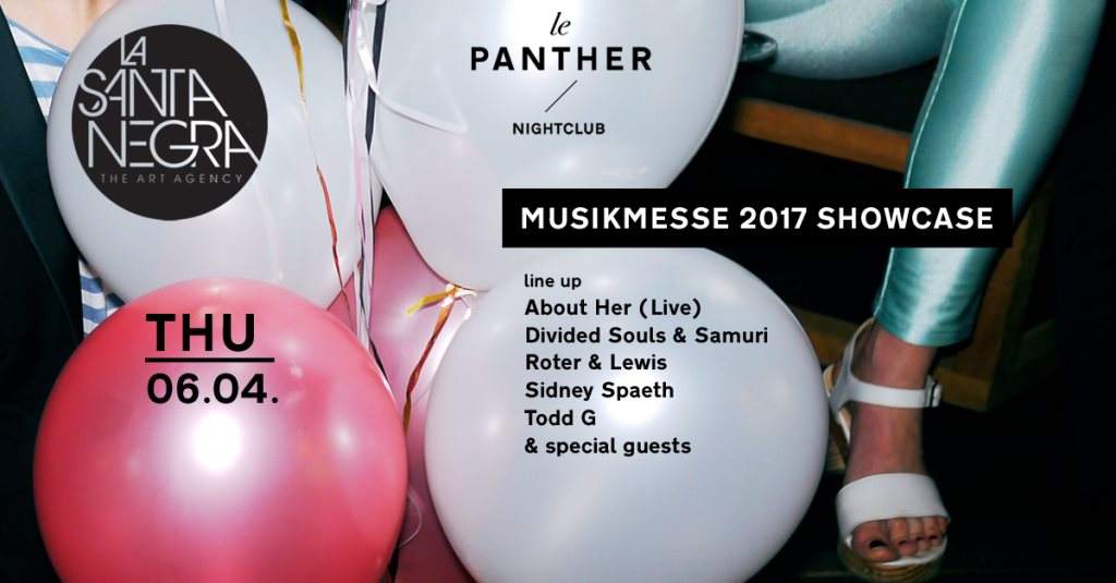 Frankfurt Musikmesse 2017 La Santa Negra Showcase - フライヤー表