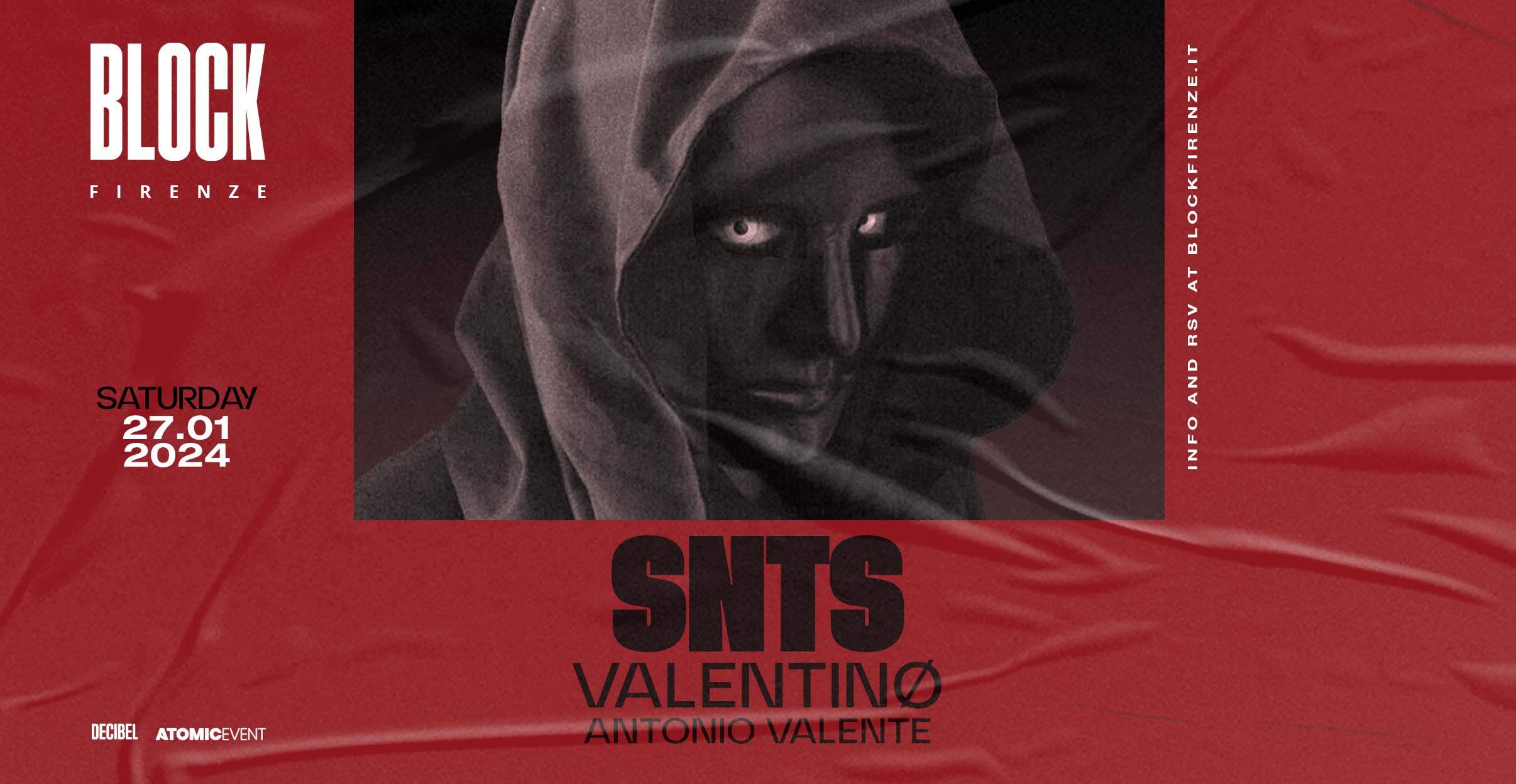 SNTS + Valentinø + Antonio Valente - Página frontal