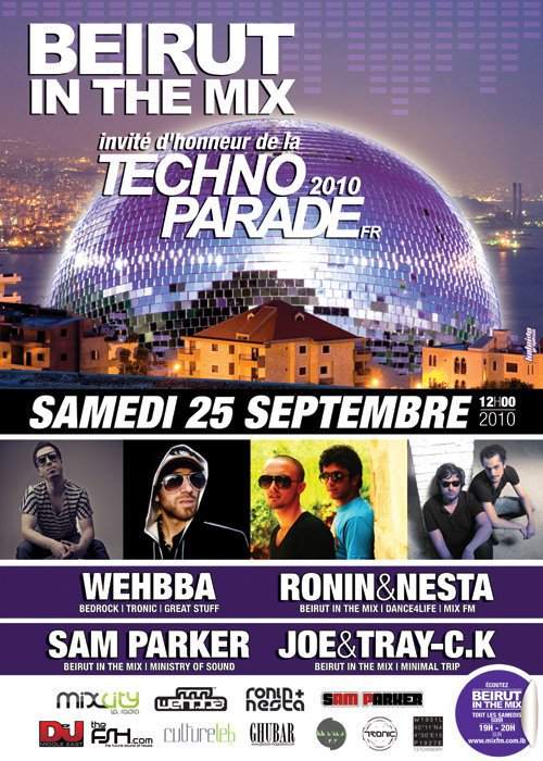 Techno Parade: Beirut In The Mix - Página frontal