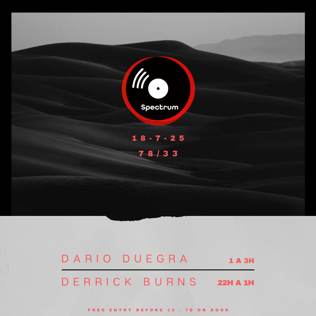 SPECTRUM INVITES Dario Duegra at 7833 Soundlab, Barcelona
