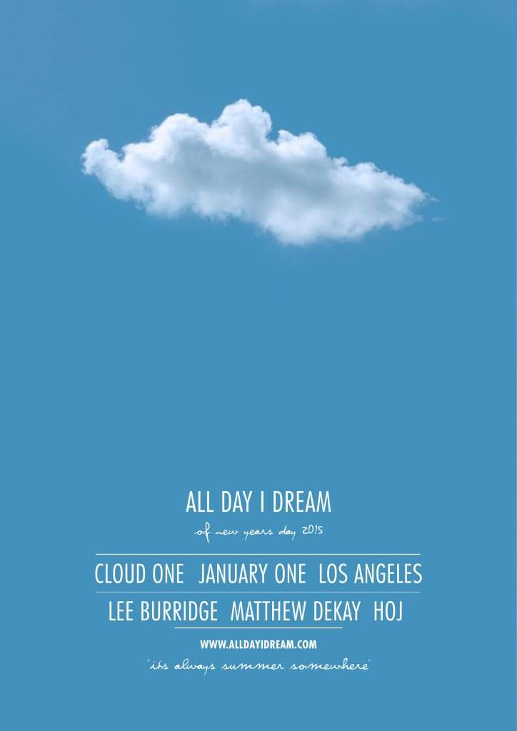 All Day I Dream of 2015 - Página frontal