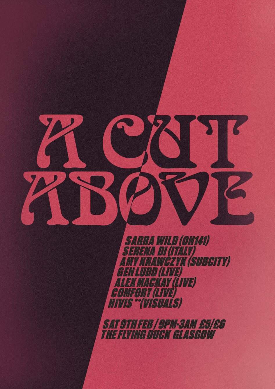 A CUT Above #4 - フライヤー表